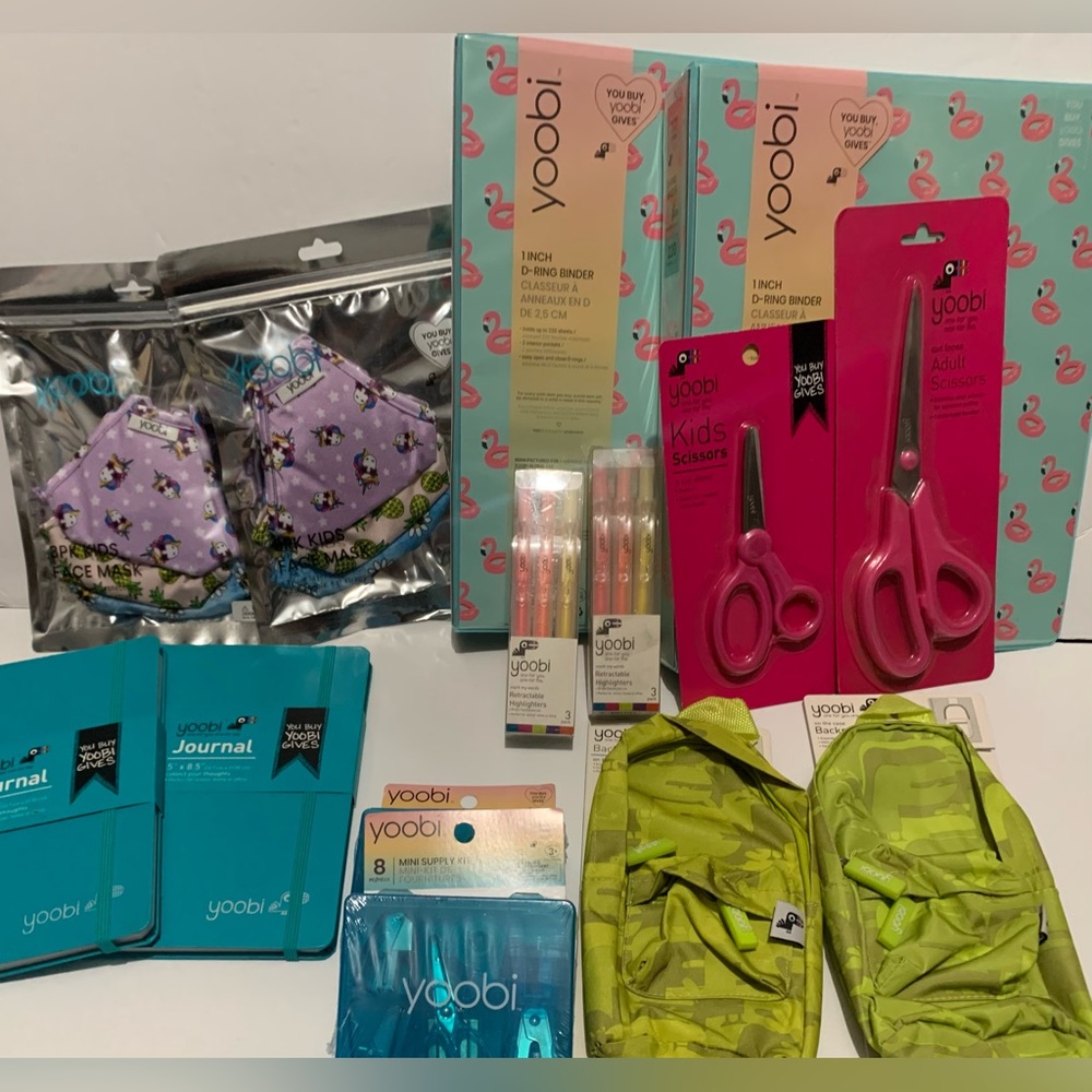 Yoobi school supplies